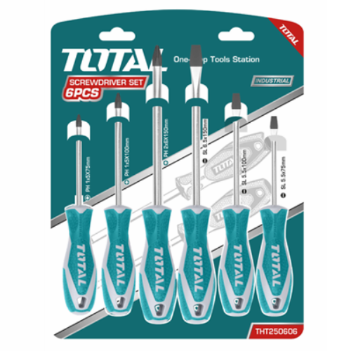 Total Screwdriver Set 6Pc #THT250606