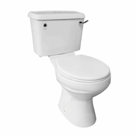 BERKLEY Toilet Set Close Couple White With Soft Close Seat #CT-1259