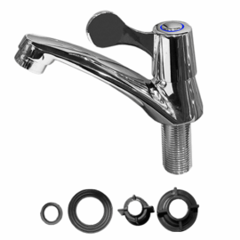 Tap Pillar 1/2" Chrome Polish Zinc #B44-06