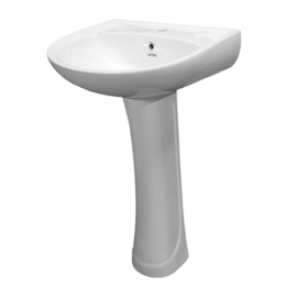 VICTORY Basin and Pedestal White #TR363