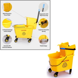BSL Heavy Duty Mop Bucket With Drain Hole #MB002