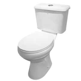 BERKLEY Toilet Set Close Couple White Top Flush CT1259T